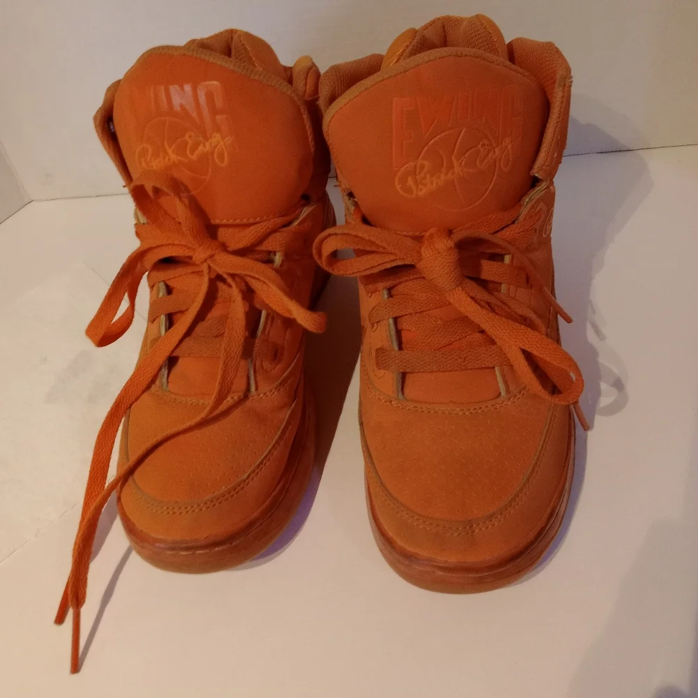 EWING 33‎ Orange High-Top Sneakers KIDS Sz.5